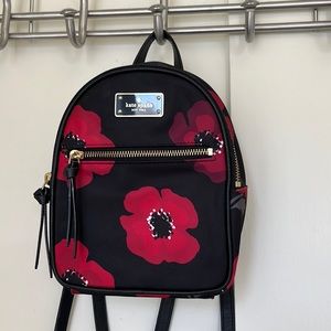 Kate spade limited edition poppy small backpack.